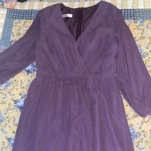 Floor length bridesmaid dress